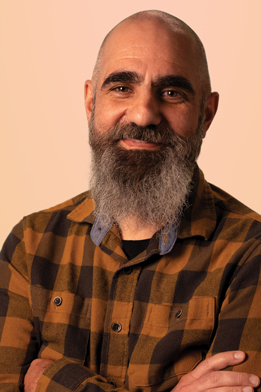 portrait photo of DONNY GALLAGHER Design Director of burning stick creative